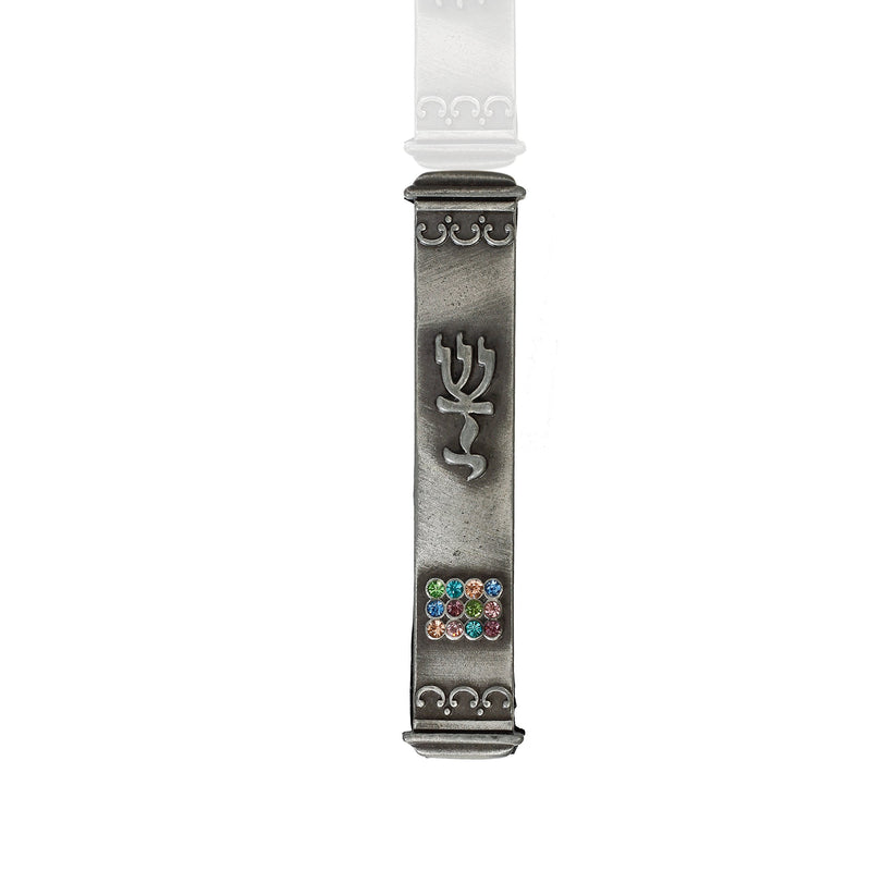 12 tribes or children of Israel Ephod Hoshen Breastplate Mezuzah - top quality ( 3 Inches with scroll )