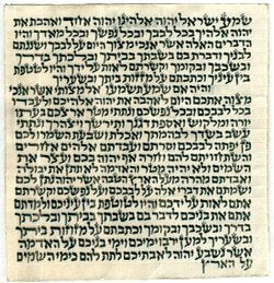 Holy Land Market Kosher Parchment from The Artazia Collection Mezuzah Scroll