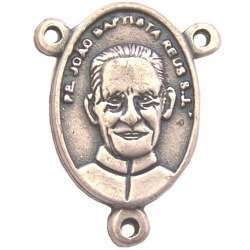 Sagrado Corazón con Padre Reus - Estaño (2.3 cm-0.9")