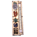 Door Mezuzah with Star of David and Shema Israel Scroll