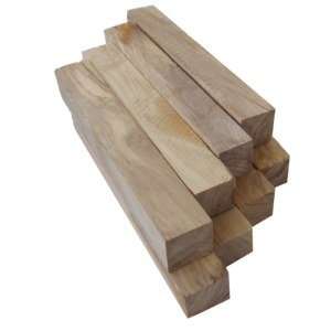 Mercado de Tierra Santa 8 blanks de bolígrafo de madera de olivo - secados al aire (0.75x 0.75 x 5.1)
