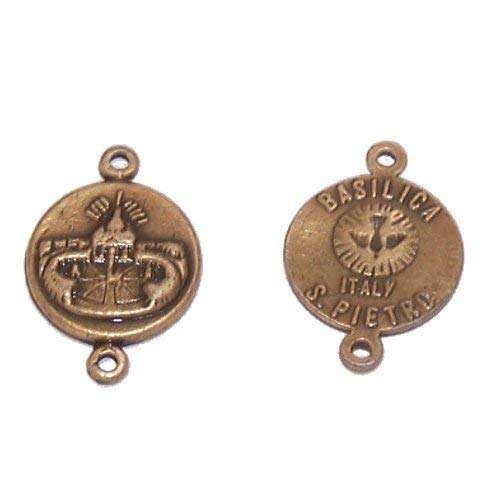 Medalla de la Basílica de San Pedro - Bronce (1.5 cm-0.6" de diámetro)