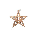 Wood Christmas Ornament - Flat (6x6.5 cm or 2.4x2.6")