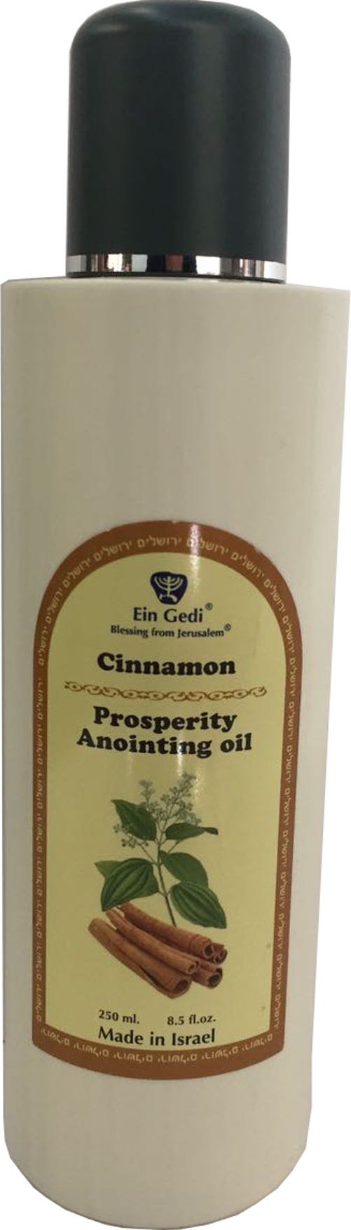 Cinnamon anointing Oil from Ein Gedi large size - Anointing oil - 250 ml ( 8.5 fl. oz. )