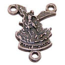 Saint Michael ` the Archangel ` center - Pewter (1.7 cm-0.67")
