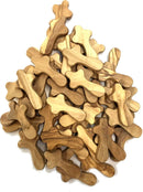 Holy Land Market 50 Small Olive Wood Pocket/Holding Crosses - 2.75 Inches each with Certificate from Bethlehem