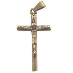 Rosary crucifix - Large - Bronze grade A (4x2cm-1.6x0.8")