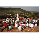 MEDJUGORJE - Chaplet - Bracelet from Apparation hill stones directly from MEDUGORJE. - White thread