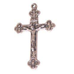 46x29 mm Pewter rosary crucifix- Trinity Crucifix (1.8x1.1")