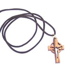 Modern Crucifix Celtic style - olive wood necklace, necklace is 60cm long - 23.5 inches )