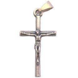 Rosary crucifix - Small - Pewter grade A (2.5x1.5cm-1x0.6")