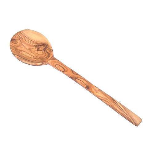 Olive Wood Handcrafted Cook's Spoon - Small (10 inches) - Asfour Outlet Trademark