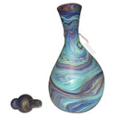 Elliaho Style Phoenician - Ancient Beauty Phoenician Glass Vase. Each is Unique. Museum Quality Looks and Feels(10.4 Inch)