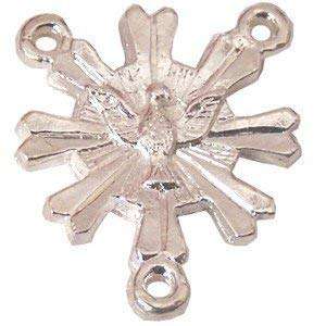 Espíritu Santo - Paloma - pieza central - tono plateado (1.6 cm-0.6")