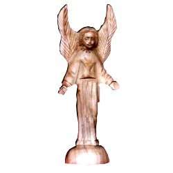 Ángel de madera de olivo (15x5x4 cm o 5.9x2x1.6") - Gloria