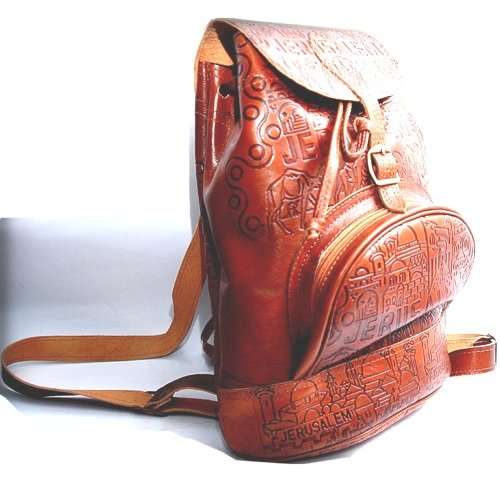 Bolso de Cuero de Mercado de Tierra Santa - Mediano (30 cm O 12 pulgadas)