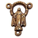 Miraculous medal center - Arch- O.L. Grace - Bronze(1.7 cm-0.7")