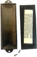 Holy Land Market Shema Metal Blessing Mezuzah with Scroll