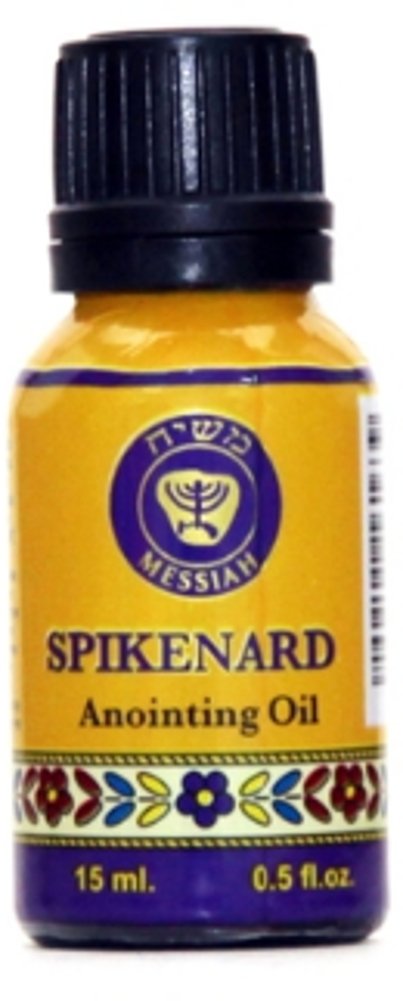 Spikenard anointing Oil from Ein Gedi in its new and amazing look Cobalt blue glass bottle - Anointing oil - 15ml ( 0.5 fl. oz. )